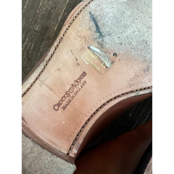 Crockett & Jones Mitcham Oxford Dress Casual Shoes Brown Size 7.5 E JL main image 4